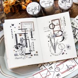 Fita adesiva decorativa adesiva, adesivos japoneses de papel DIY, Soft Dreams Scrapbooking, 1pc - Image 4
