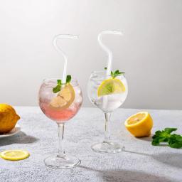 Anti Rugas Beber Palha com Escova de Limpeza, Flauta Estilo Design, Sem Rugas Palhas para Eliminar Lip Vincar - Image 5