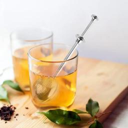 Infusor De Chá De Aço Inoxidável, Filtro De Malha De Esfera, Café Herb Spice, Difusor De Filtro, Colher De Bola De Chá - Image 3