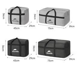 Naturehike-Folding Grande Capacidade Sacos De Armazenamento, Carry Bag, Camping Acessórios, Travel Bag, Família Atividades Ao Ar Livre, 45L, 100L - Image 6
