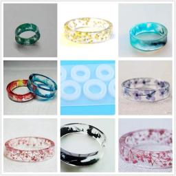 8 peças sortidas tamanhos anel molde de silicone para resina jóias molde de fundição de resina tamanho dos eua 5-12 - Image 5