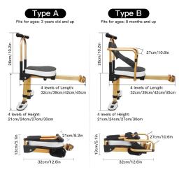 Lixada-Assento De Bicicleta Para Crianças, Segurança De Bicicleta, Montado Na Frente, Amortecido, Ciclismo, Acessórios MTB - Image 6