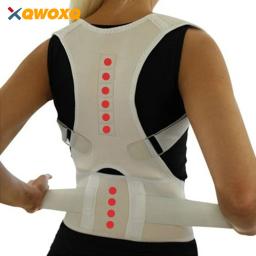 Postura magnética ajustável suporte para as costas corrector cinto cinta ombro cinta lombar alívio da dor postura cintura trimmer - Image 1