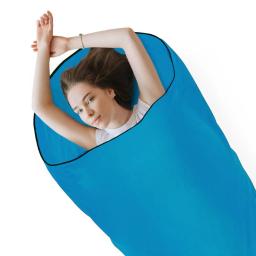 Confiável acampamento tenda cama saco de dormir forro saco de dormir portátil levar folha hotel anti sujo saco de dormir para viagens caminhadas - Image 1