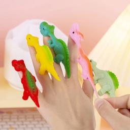 Mini Jogo Dinossauro Tiro Dedo para Meninos e Meninas, Favores de Festa Infantil, Prêmio Pinata, Aniversário, Carnaval, Natal, 5 Pcs, 10 Pcs - Image 1