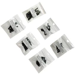Ténis raquete ilhós, 15pcs, cor preta acessórios de substituição - Image 2