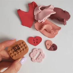 Mini Conjunto de Estampagem Alfanumérico, Argila Do Polímero, Cerâmica Macia, DIY Brincos Franceses, Corte Matre, Jóias, Pingente Fazendo Moldes - Image 2