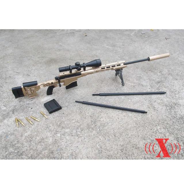 Sniper Rifle Action Figure 1:6 Scale X-004A com Soldado de 12" - Coleção de Modelos e Brinquedos Militares Incríveis