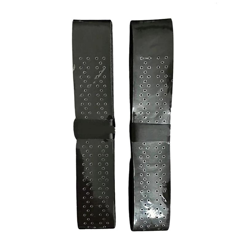 Apertos de raquete de tênis, Absorvente de suor, Fita antiderrapante, Fita adesiva para alças, Raquete Pickleball, 1 par - Image 1