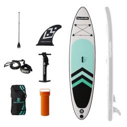 Prancha inflável de pé, prancha de PVC engrossar, surf de praia, esqui aquático, esportes, beira-mar, esportes aquáticos, 10 pés - Image 1