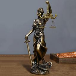 Caçadora da Justiça Deusa Figurinhas, Miniaturas Artesanato, Desktop Ornamentos, Mesa, Sala, Decoração Acessórios - Image 1