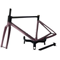 2025 quadro de bicicleta carbono ultraleve completo interno viciado cascalho roteamento carbono disco estrada conjunto quadros carbono quadro da bicicleta - Image 2