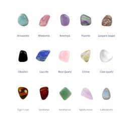 Kit de coleção de pedras preciosas para crianças, rocha e pedra, educação científica, kit mineral para meninos e meninas, presentes para estudantes - Image 5