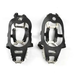 Anti-Skid Manganês Aço Escalada Crampons, Sapatos De Escalada Ao Ar Livre, Caminhada De Inverno, Pesca No Gelo, Sapatos De Neve, Sapato De Sobrevivência, 18 Dentes - Image 5