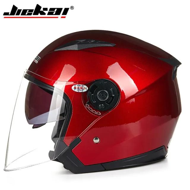 Capacete de Motocicleta Meia Face para Corrida em Quatro Estações