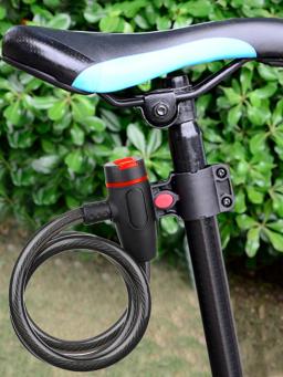 Cadeado de bicicleta com suporte de montagem, Universal Motorcycle Lock, alta segurança, Mountain Bike Safety Lock para MTB Road Bike - Image 4