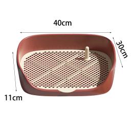 WC Portátil com Parede de Proteção para Animais de Estimação, Training Pad Holder, Lavatório, Litter Box, Trainer Corne, Cão e Gato, Interior e Exterior - Image 5