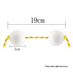 Bola de ritmo martelo de areia africano shaker chocalho cabaça dupla polirítmica ponta do dedo rotativo orff instrumentos musicais 19x5cm - Image 6
