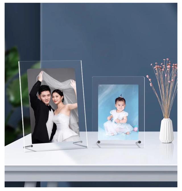 Suporte Personalizado em Acrílico Claro para Anime com Placa de Imagem e Chaveiro para Fãs e Presentes Decorativos