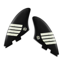 Twin Keel Fins para prancha de surf, Nylon plástico Fins, Dual Tab, único Tab Tamanhos, Surfboard Funboard, 2 Fins - Image 1