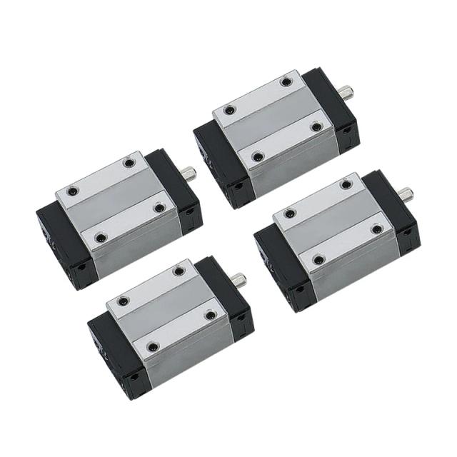Flange de Aço HGR15 para Carruagens CNC com Trilho de Guia Linear - 4 Peças HGH15CA e HGW15CC