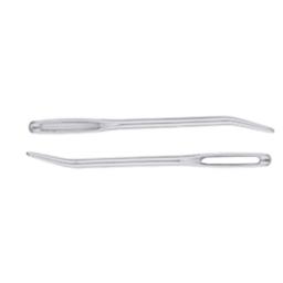 Conjunto agulhas costura olho 4 unidades, tapeçarias dobradas, agulha crochê - Image 2