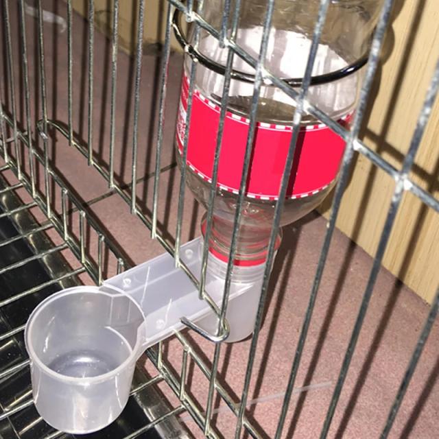 Bebedouro e Alimentador de Água para Aves Domésticas - Acessório Prático em Plástico PET para Pássaros, Frangos e Pombos