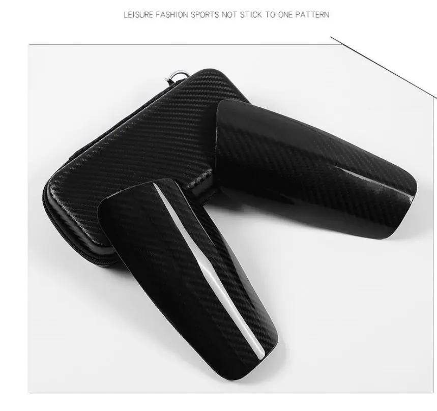 Ultra-Light Carbon Fiber Shin Guard, Jogador Leg Protector, Inserir Placa, Futebol, Gelo, Hóquei, Esportes, Bezerro - Image 1