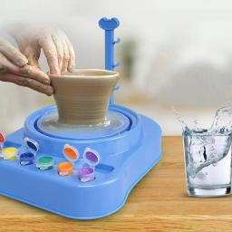 Roda de cerâmica para crianças, estúdio de cerâmica, artes e ofícios para brinquedos infantis, refil de argila seca, grandes ofícios, idades 8, 9, 10, 11, 12 - Image 3