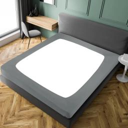 Capa Primaveril Premium para Protetor de Colchão, Envolva Saias de Cama, Protetor de Qualidade do Hotel, Fácil de Instalar para Todo o Tamanho da Cama - Image 1