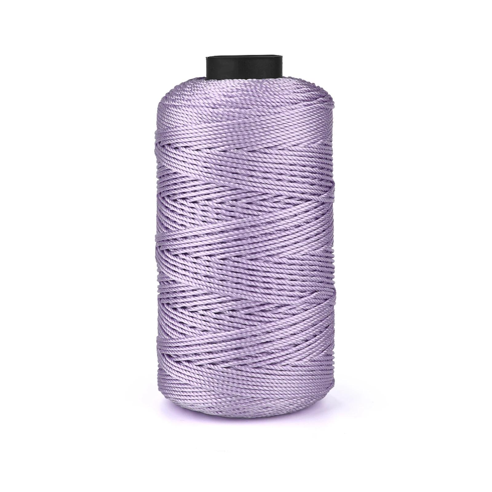 Ice Silk Composite Threads para tecidos à mão, malha de fios, fio DIY, almofada, chapéu, saco, costura, 3 Strand, 1.5mm, diâmetro - Image 1