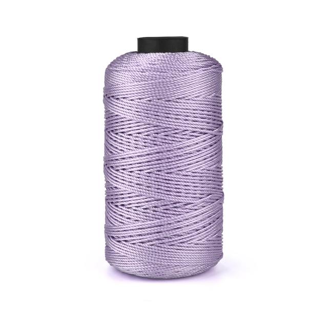 Fios Compostos de Seda Fria para Artesanato: Malha, Costura e DIY em 3 Fios de 1.5mm diâmetro para Almofadas, Chapéus e Sacos