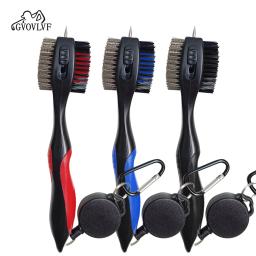Golf Club Cleaner Brush com Spike retrátil, ferramenta de limpeza extragrande para ferros de madeiras e acessórios para calçados - Image 1