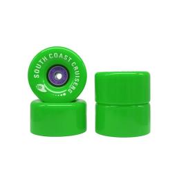65*35mm 85a roda de patins de linha dupla para dois pneus de patinação de linha para a estrada de rua exterior interna 65mm 35mm abec9 608 rolamento 8 pces - Image 2