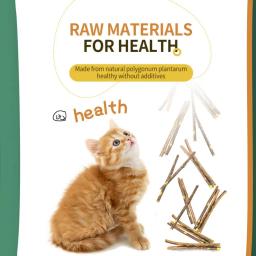 Cat Molar Self-Healing Chew Product, Catnip, Todo Natural, Aliviar o Tédio, Creme dental, Dentes Snack, Pet, 1, 2, 3Pcs Sticks por caixa - Image 5
