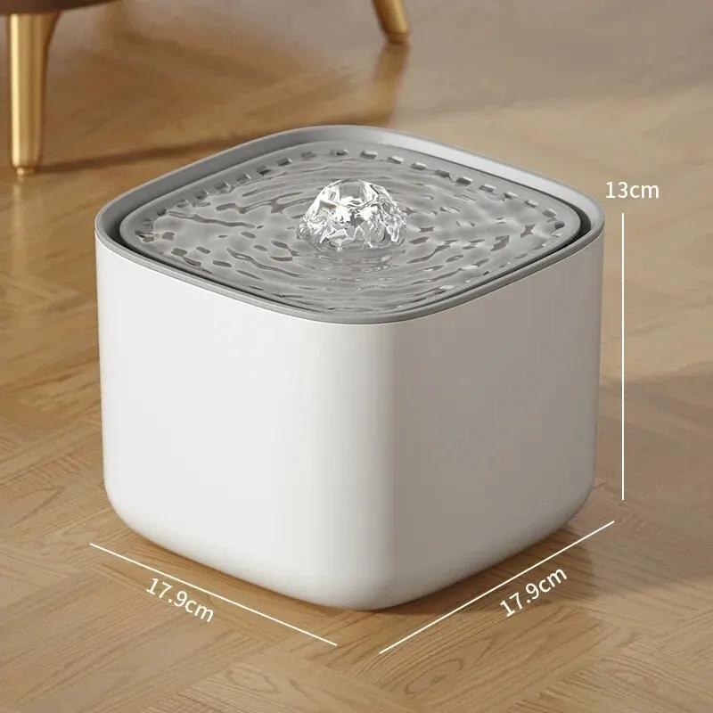 Dispensador automático de água com porta USB para animais, filtro circulante, alimentador de grande capacidade, cão e gato caninos, 3L - Image 1