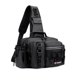 Mochila de pesca impermeável, caixa de atração, sacos de armazenamento para homens, mochila de cintura com vara, bolsa de ombro - Image 4