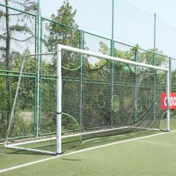 Alvo portátil do tiro do objetivo do futebol, rede do treinamento da precisão do futebol com zonas de pontuação, 5 furos, equipamento da prática dos tiros - Image 4