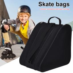 Crianças Figura Patinação Saco Respirável, Espessar Patins Inline Saco com Lados, Bolsos de Malha, Saco De Armazenamento, Único Ombro, Handheld - Image 3