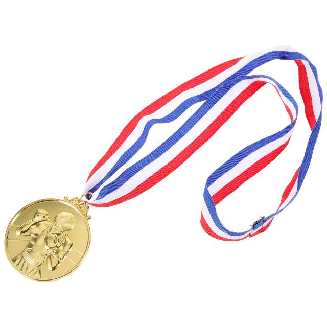 Decoração de Medalhas de Boxe: Conjunto com 5 Peças para Premiações e Estudantes de Competição em Liga de Zinco