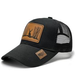 Bonés de beisebol de couro de luxo para homens e mulheres, viseiras esportivas masculinas, chapéu de sol snapback, moda trucker - Image 2