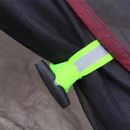 MagiDeal-Camping Toldo Tenda, Roll Up Buckle Canopy, Cortina de porta, Acessórios dobráveis, 4pcs - Image 6