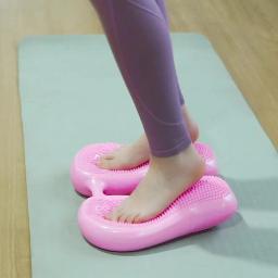 Massagem relaxante do músculo do gym da aptidão do escritório do pedal do instrutor do equilíbrio do equipamento do exercício do núcleo deslizante inflável perder peso 1kg - Image 2