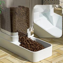 HOOPET-alimentação automática água tigela, transparente pet food armazenamento dispensador, recipiente para cachorro e gatinho, cão e gato acessórios - Image 4