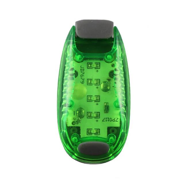 Luz Traseira Impermeável para Bicicleta e Capacete em Vermelho, Verde e Azul - Ideal para Navegação ao Ar Livre