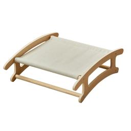 Cama de Rede de Madeira Interior para Animais, Berço, Móveis, Aconchegante, Respirável, Gatos Pequenos, Cachorro, Cães Pequenos, Coelho - Image 2