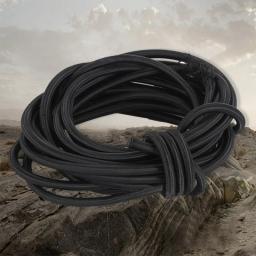 10m preto forte elástico corda cabo bungee choque cabos stretch string banda de borracha ao ar livre escalada caminhadas faixas titular powful - Image 2