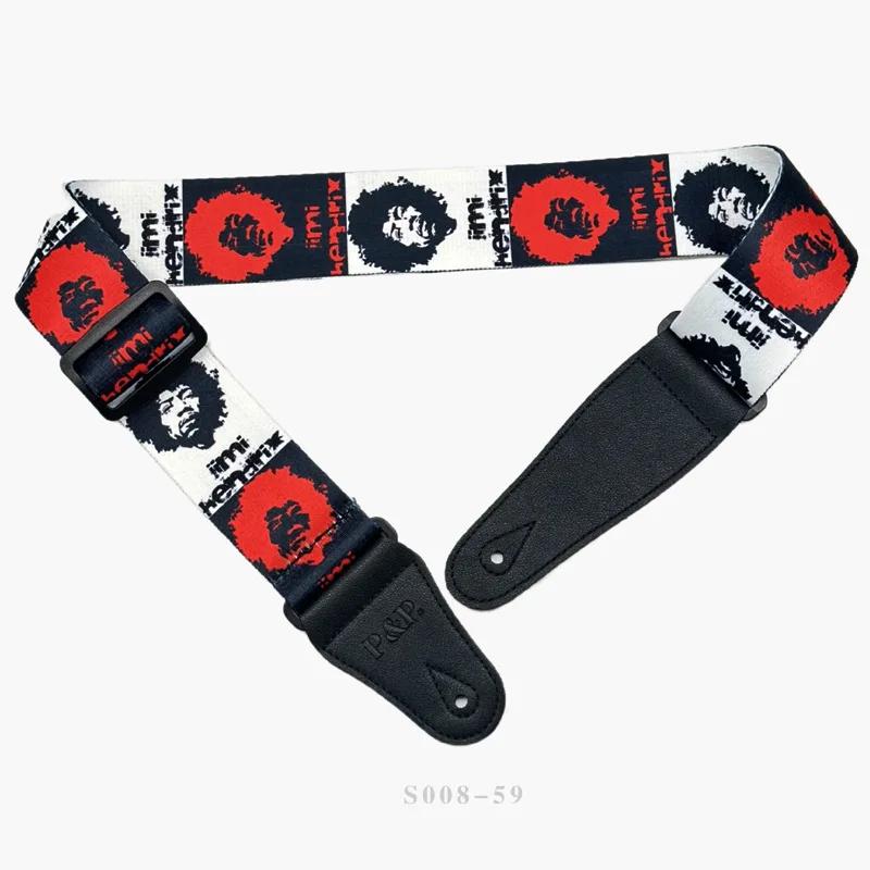 Guitar Strap Printing, Acessórios para instrumentos musicais, Venda quente, Comércio exterior - Image 1