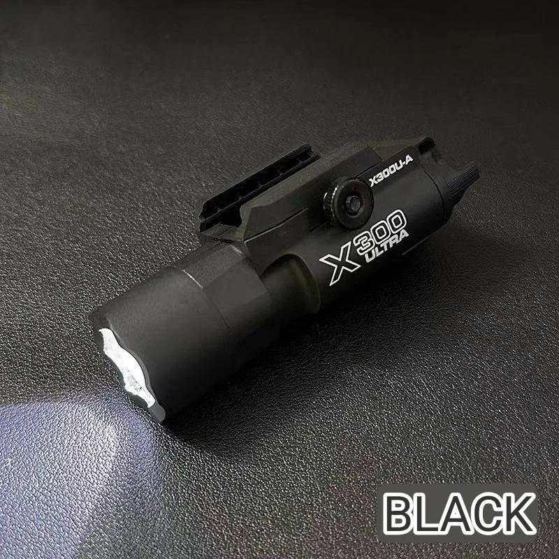 Ponteiro laser de lanterna de alta intensidade dois em um X400U: cabe em trilho de 20 mm, para armas de airsoft de brinquedo, caça, fósforos CS e jogos de guerra - Image 1