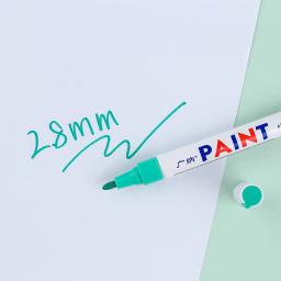 12 cores à prova dwhite água branca das canetas de marcador permanentes à base de óleo marcadores de pintura para o pneu do carro - Image 3